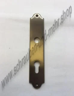 Langschild Jado, LPAN, ischop massiv Messing 72 mm BB PZ passende Schrauben