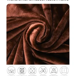 Lansheng 2er Set Stuhlhussen aus Samt, universell, abnehmbar, waschbar, für