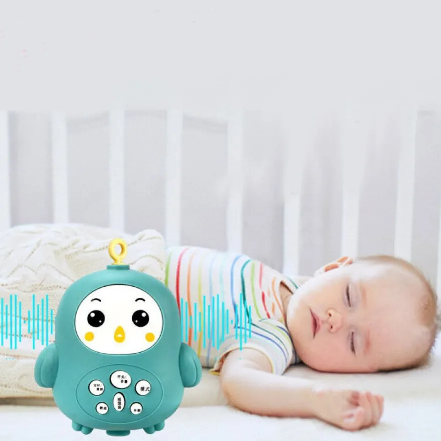 Lean Ferngesteuertes Kinderbett-Karussell Lullabies Sounds Blau