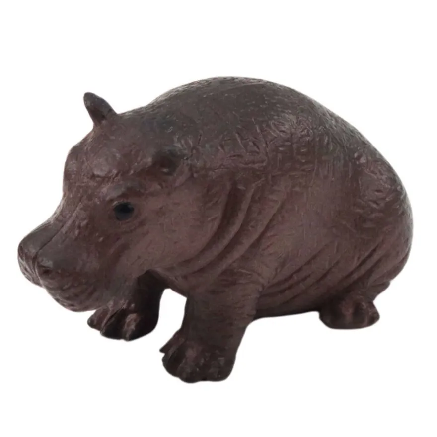 Lean Satz Mini-Figuren Wildtiere Schimpanse Giraffe 6-9Cm 4Stk