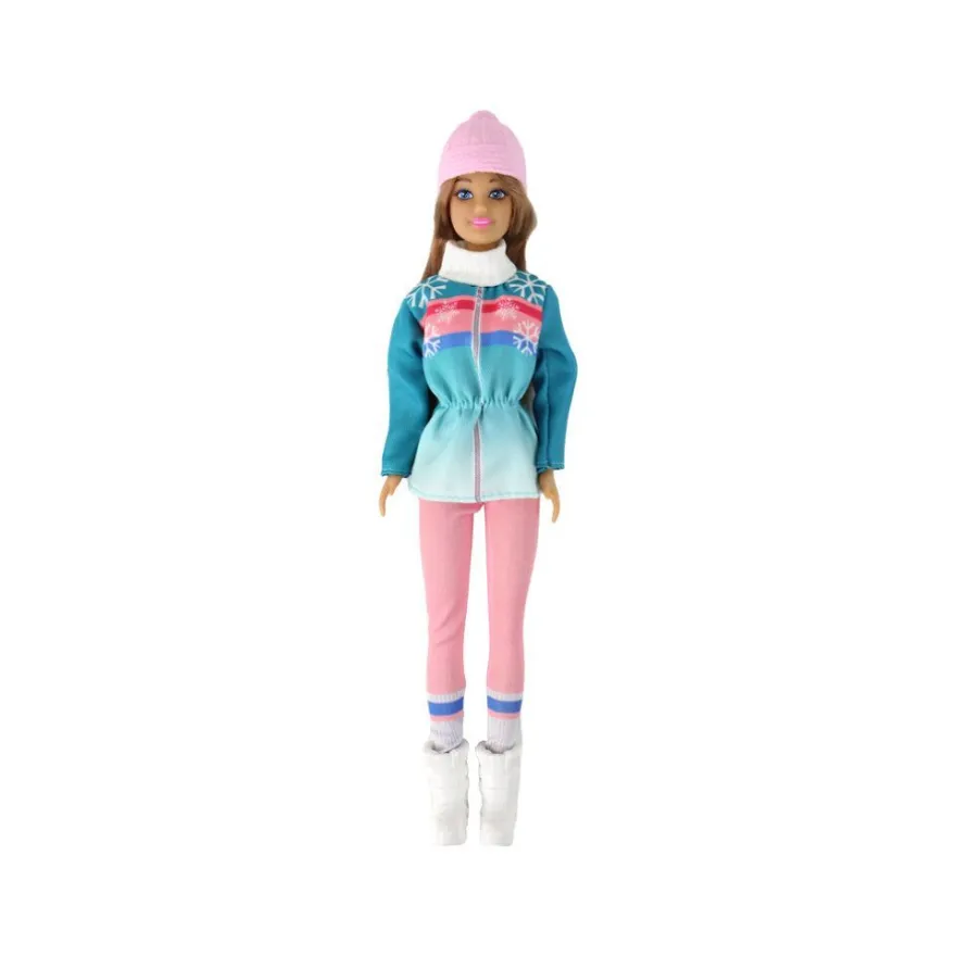 Leantoys Anlily Dolls Mutter-Tochter-Schlittenset
