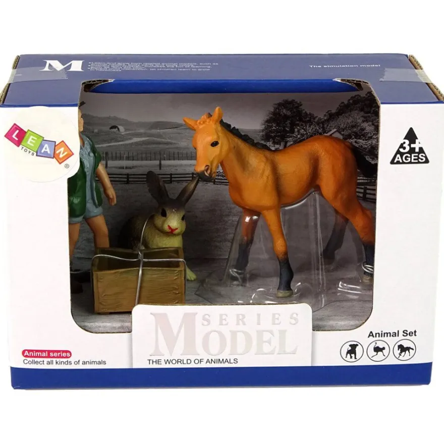Lean Toys Leichtes Pferd Figurenset Tiere