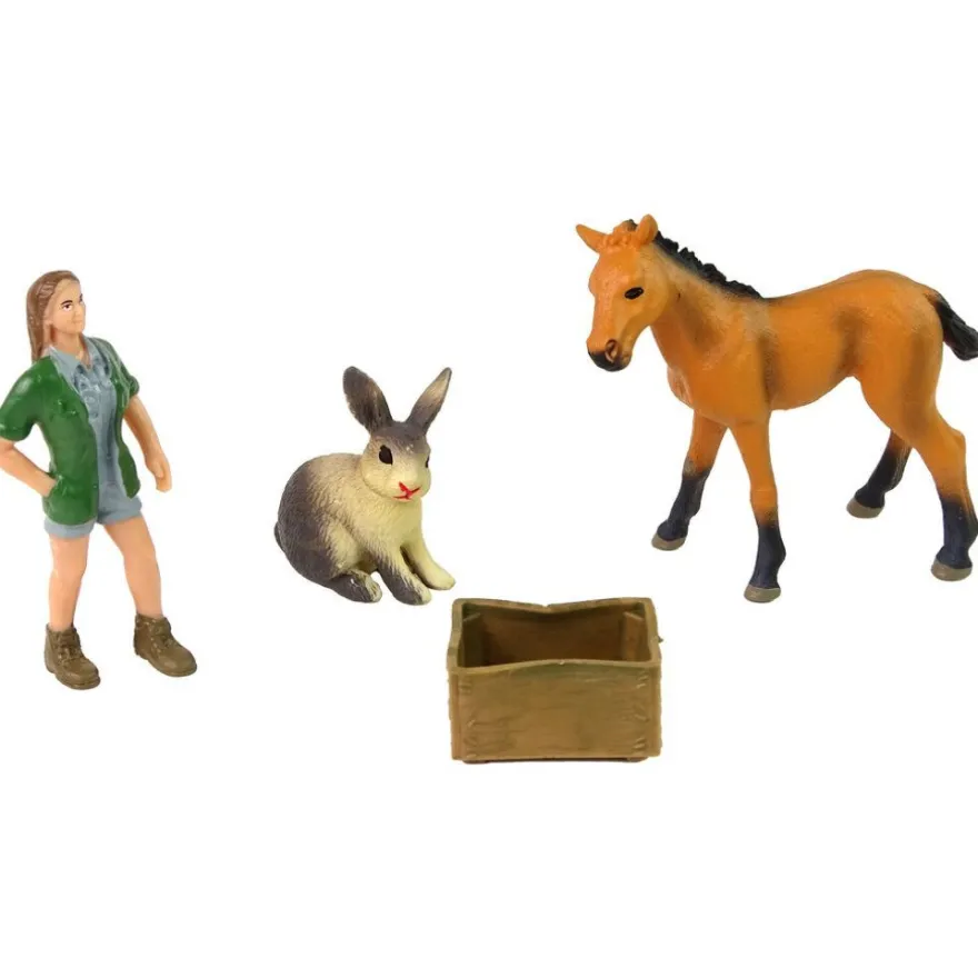 Lean Toys Leichtes Pferd Figurenset Tiere