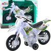 Lean Toys Off-Road Cross-Country-Motorrad-Antriebslichter Sounds Weiß