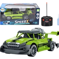 Lean Toys Rc Ferngesteuertes Auto 1:20 Lichter Rauch-Effekt Grün