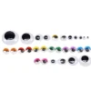Leantoys Set selbstklebende Augen, beweglicher bunter Organizer, 750-teilig