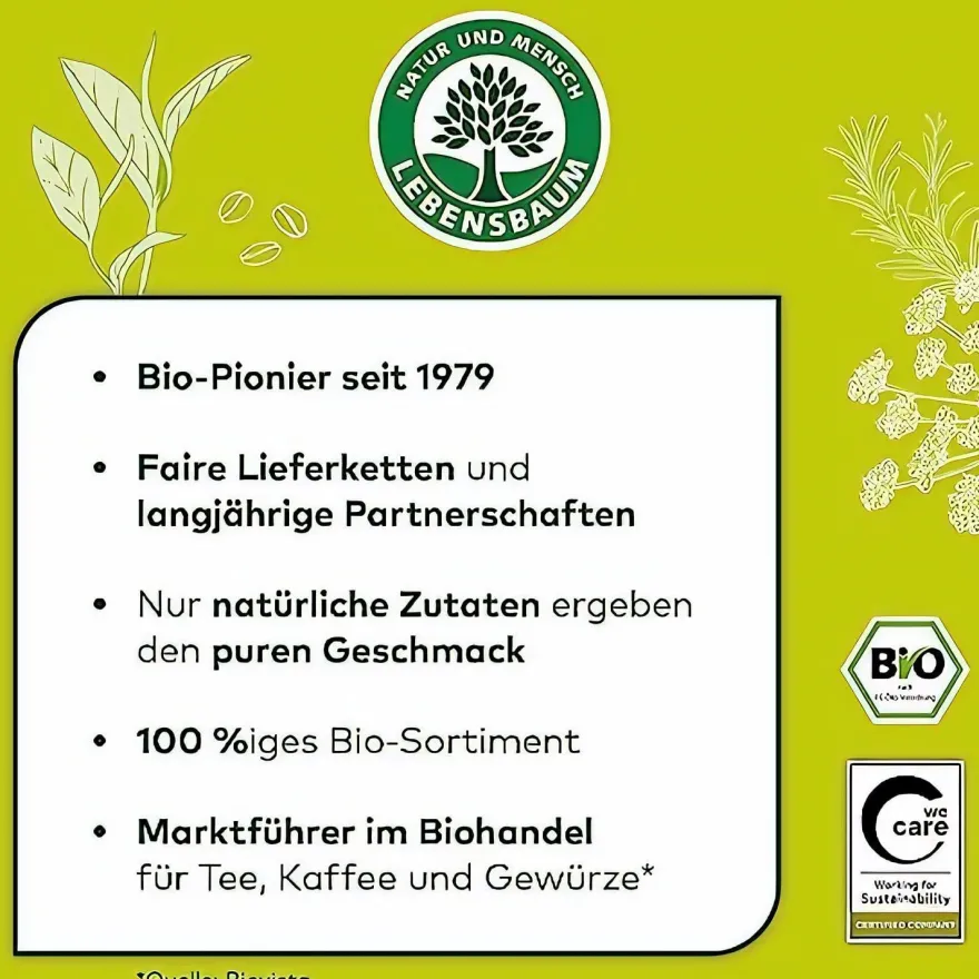 Lebensbaum Bio Gartenkräuter geschnitten 30g