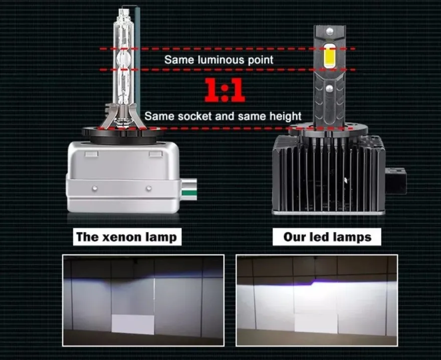 LED D5S 45W 35000lm 6000k für Audi A3 8V A4 B9 A6 4G Q3 8U Q7 4M