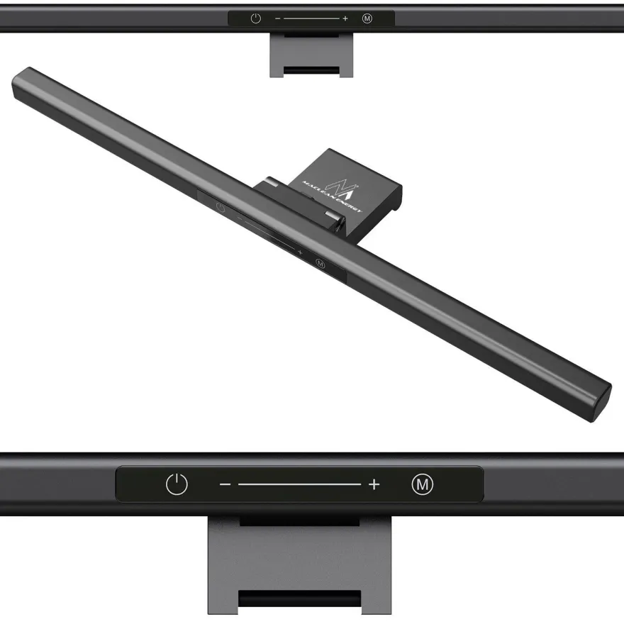 LED Monitor Lampe 5W Bildschirmlampe Einstellbare Helligkeit und Farbtemperatur