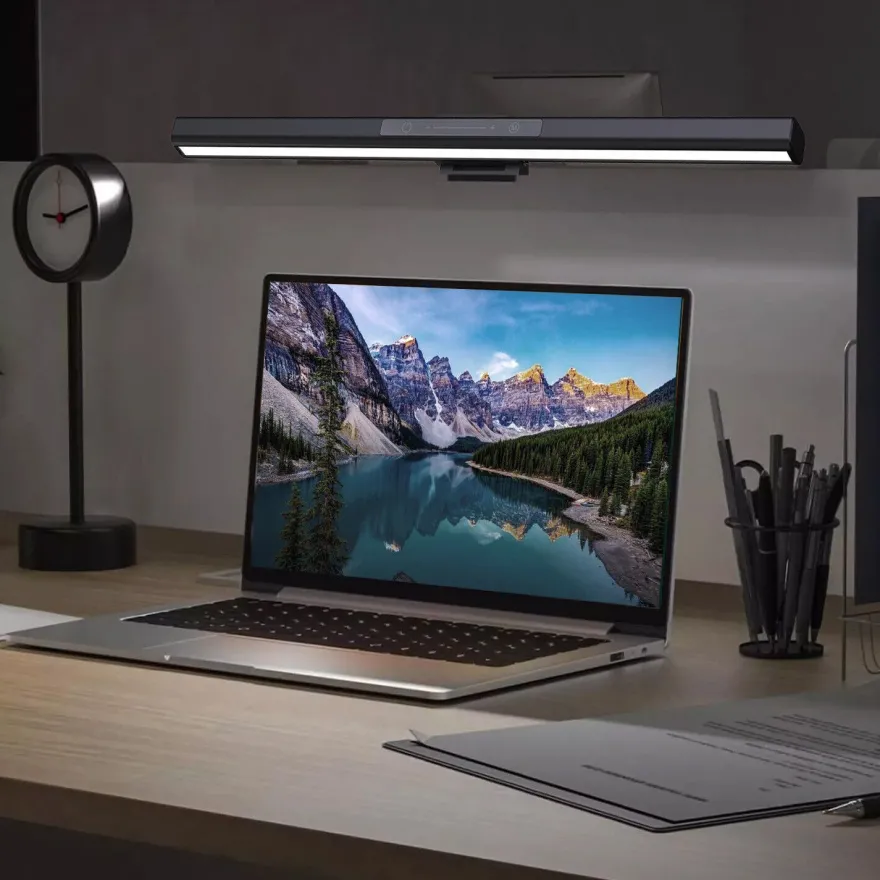LED Monitor Lampe 5W Bildschirmlampe Einstellbare Helligkeit und Farbtemperatur