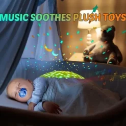 LED Nachtlampe Plüsch puppe Tier Plüsch spielzeug Stern Plüschtiere