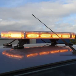 LED Rundumlicht Warnleuchte Balken 48 x 2W 15 Blitzmodi 12V Blitzlampe Lightbar
