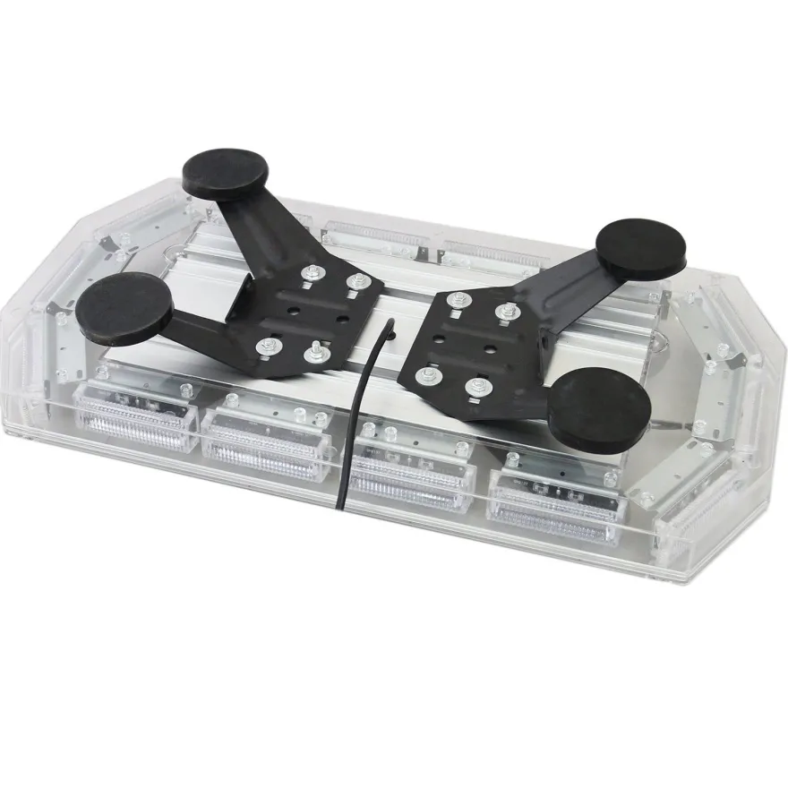 LED Rundumlicht Warnleuchte Balken 48 x 2W 15 Blitzmodi 12V Blitzlampe Lightbar