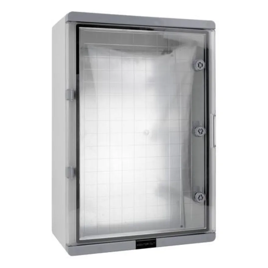 Leergehäuse 400x600x200mm Verteilerkasten transparente Tür Schaltkasten IP67 IK08