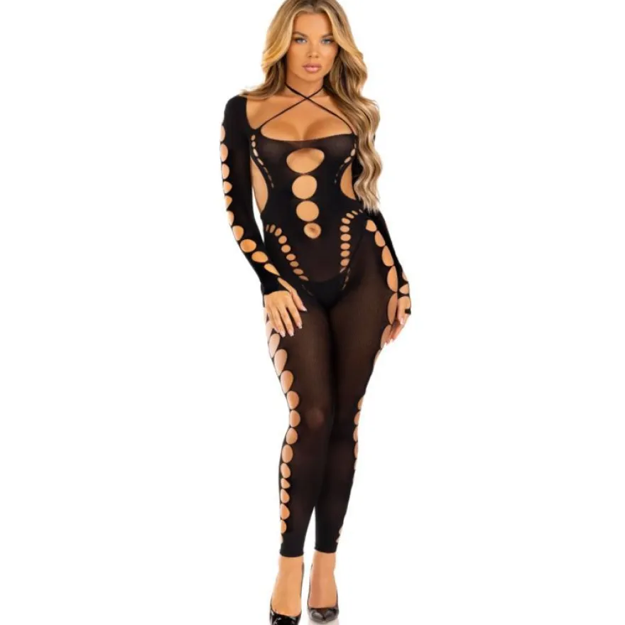 Leg Avenue Reckless Ankle Bodystocking nahtloser Body
