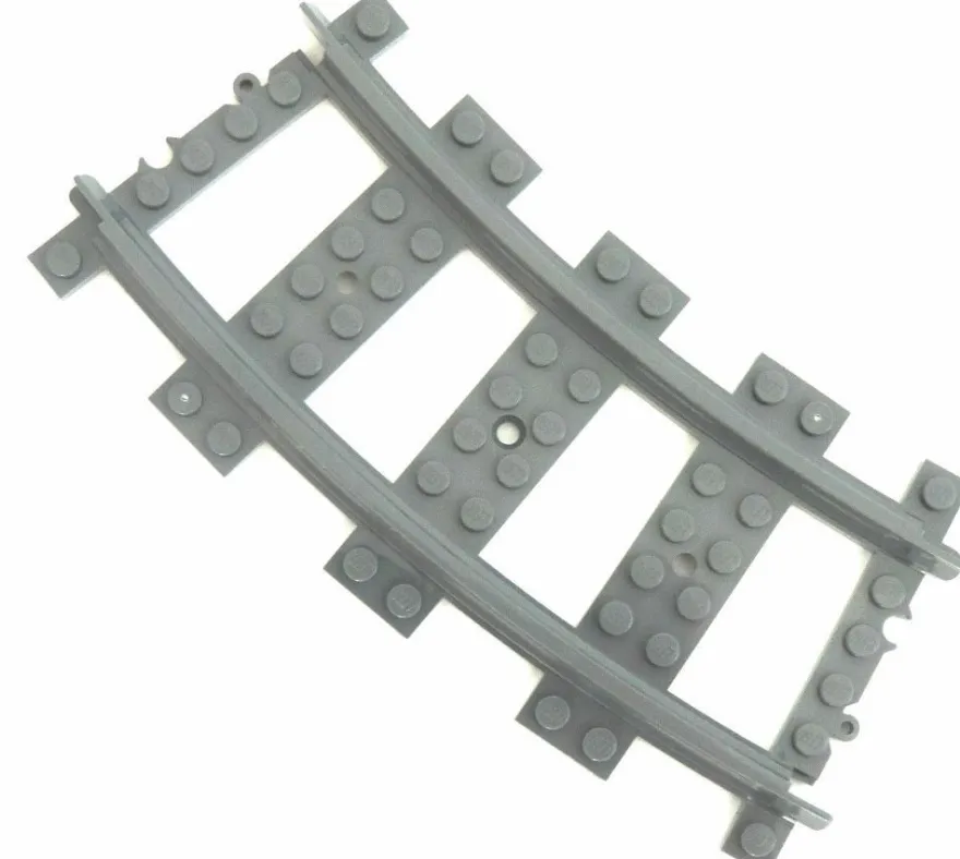 LEGO® Eisenbahn 12x gebogne Schienen (3677,7897,7898, 7938,7939,60051,60052)