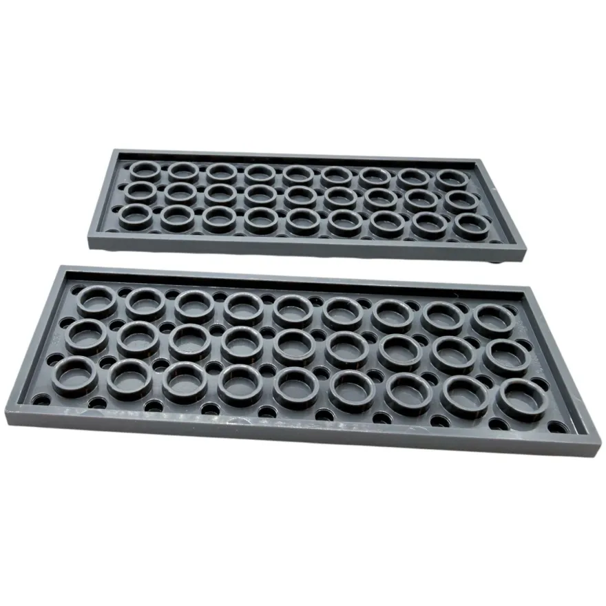 LEGO® 2x Platte 4x10 Dark Stone Grey 3030 / 4211122 Grundplatte Plate dunkelgrau