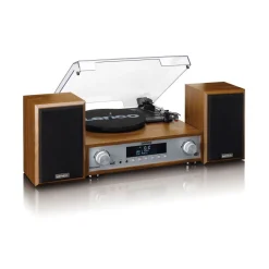 LENCO MC-160WD Hifi-Set DAB+, FM-Radio, Plattenspieler und BT