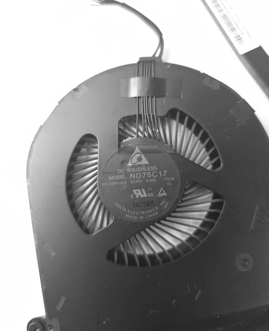 Lenovo ThinkPad T580 Kühler Lüfter Fan Kühlkörper 01ER493 ND75C17