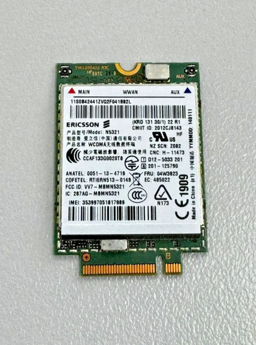 Lenovo ThinkPad WWAN WiFi Karte Board Modul 04W3823