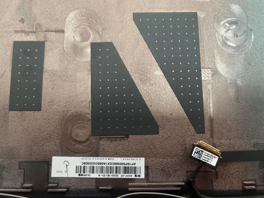 Lenovo ThinkPad X280 Deckel Abdeckung oben Webcam AP16P000100
