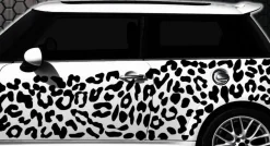 Leopard Pixel Cyber Camouflage XXL Set Auto Aufkleber Sticker Stylin Wandtattoo