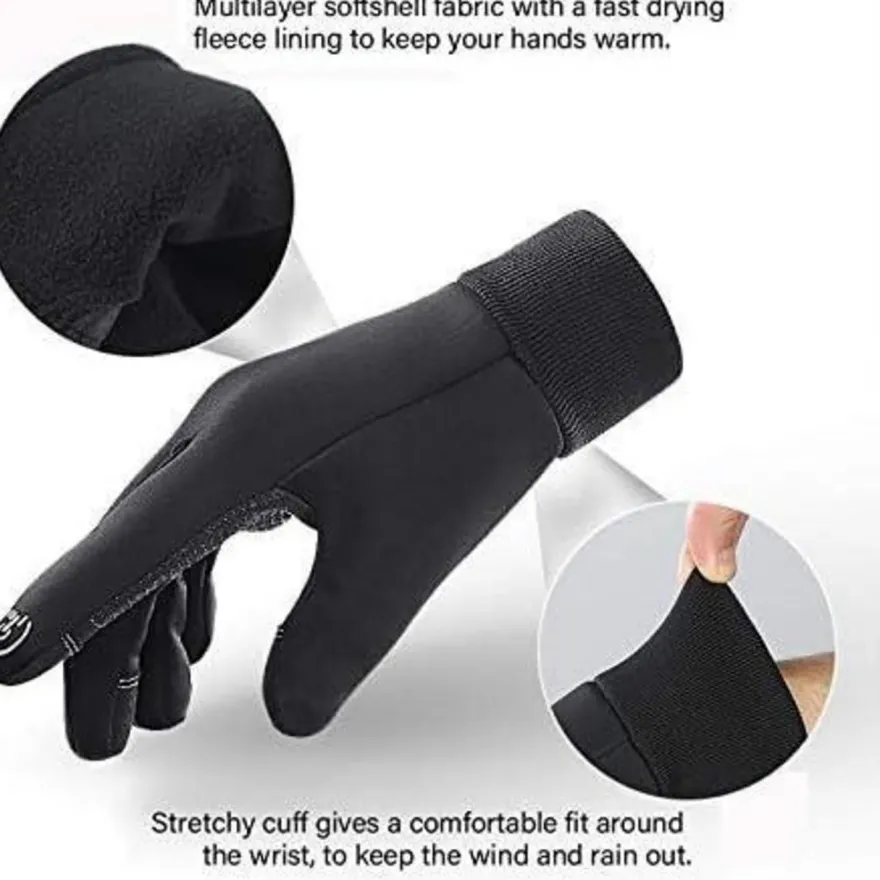 LERWAY Winter Warme Handschuhe mit Touchscreen für Herren und Damen, winddicht
