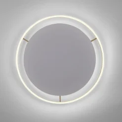 Leuchten Direkt 15392-60 RITUS LED Deckenleuchte Messing Matt rund 60cm