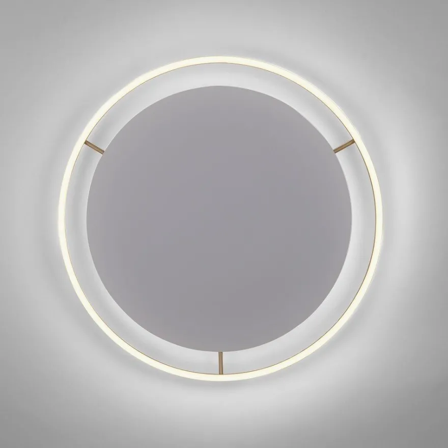 Leuchten Direkt 15392-60 RITUS LED Deckenleuchte Messing Matt rund 60cm