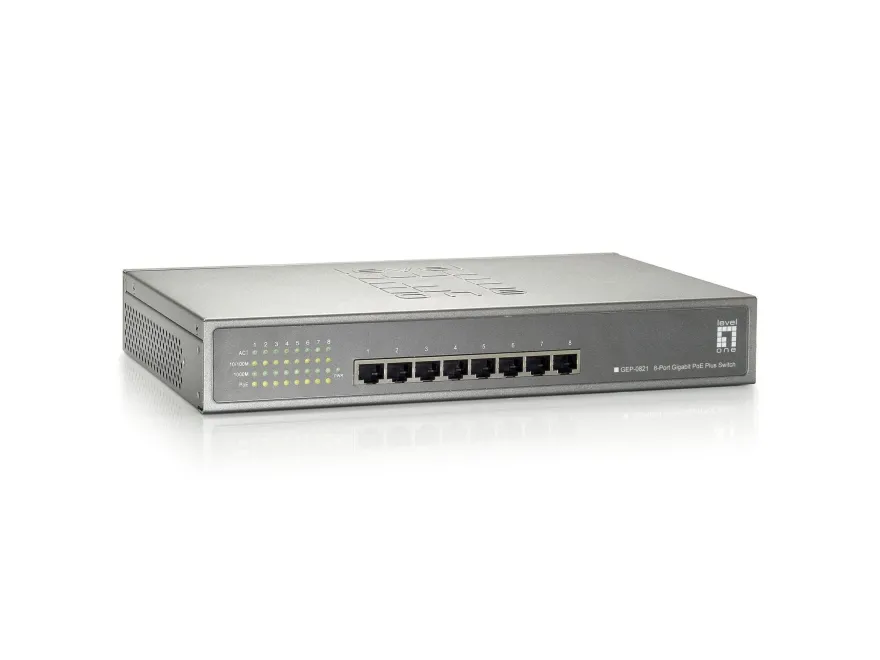 LevelOne GEP-0821 8-Port Gigabit PoE Switch