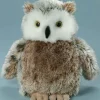 LEVUVU Eule braun-meliert-beige 18 cm