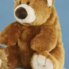 LEVUVU Sitzbär Teddybär mittelbraun 19 cm