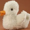 LEVUVU Woll-Ente naturweiß 23 cm