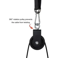 LFJ Fitness Latzug Kabelzug Unterarmtrainer Trizeps Seil Gewicht-Set