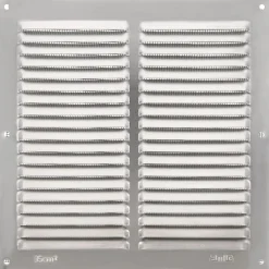 Lüftungsgitter Aluminium Silber Abluftgitter Insektenschutz Gitter