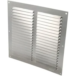 Lüftungsgitter Aluminium Silber Abluftgitter Insektenschutz Gitter