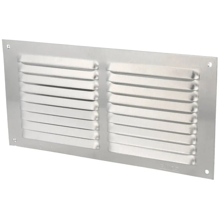 Lüftungsgitter Aluminium Silber Abluftgitter Insektenschutz Gitter