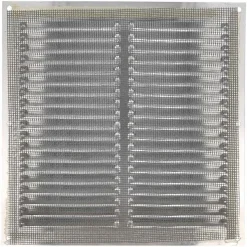 Lüftungsgitter Aluminium Silber Abluftgitter Insektenschutz Gitter