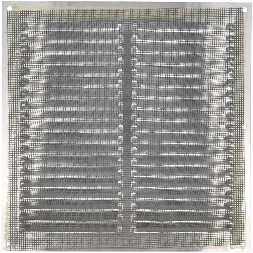 Lüftungsgitter Aluminium Silber Abluftgitter Insektenschutz Gitter