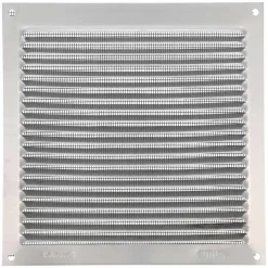 Lüftungsgitter Aluminium Silber Abluftgitter Insektenschutz Gitter