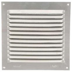 Lüftungsgitter Aluminium Silber Abluftgitter Insektenschutz Gitter