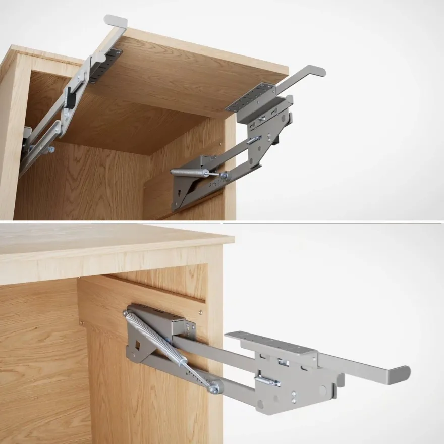 Lift, ausziehbares Einbau-Küchenregal 5-20kg 820x168x106mm MC-497 Maclean
