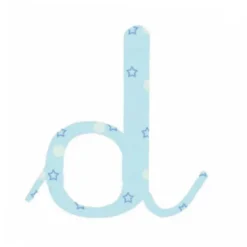 Lilipinso Sticker blau Buchstabe d