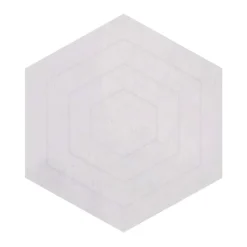 Lilipinso Teppich Hexagon graublau