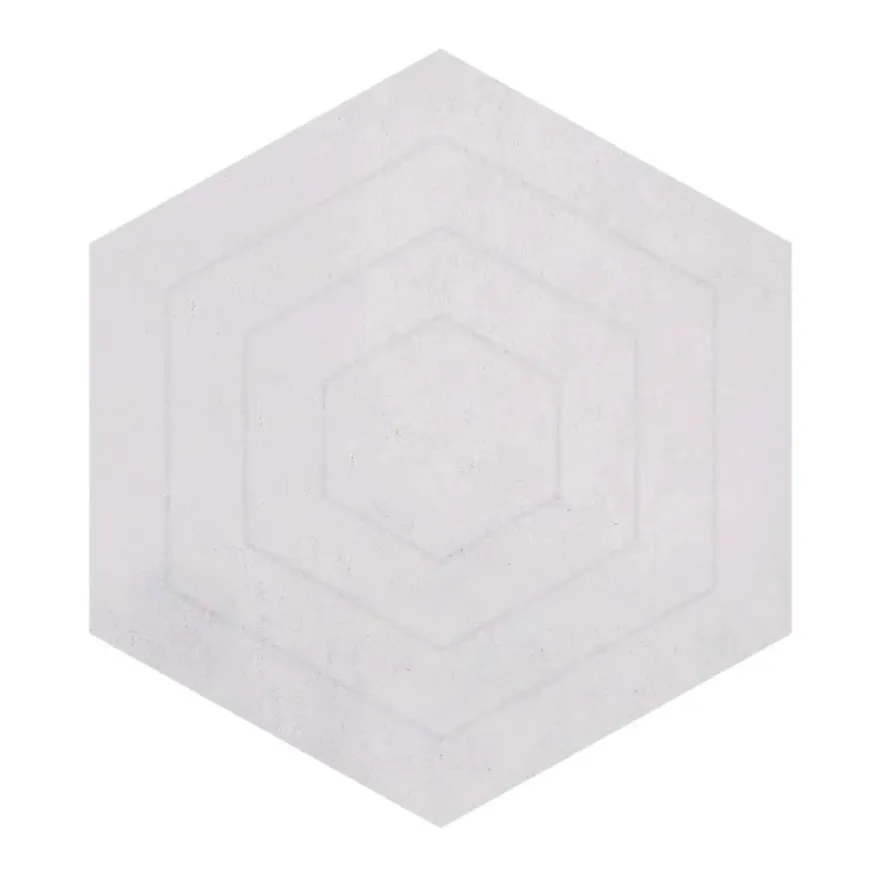 Lilipinso Teppich Hexagon graublau