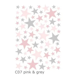 Lilipinso Wandsticker Basics gemischte Sterne, Farbe: aqua remix