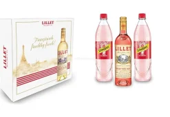 Lillet Geschenkset - Rose Aperitiv de France + 2 Schweppes Wild Berry 1L