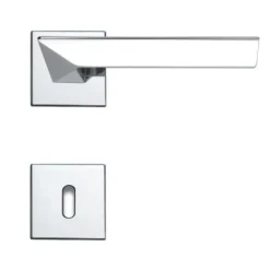 Linea Cali Trio Zincral Türdrücker Rosettengarnitur chrom Türgriff