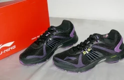LiNING D554 A.W.S Cushio Mesh Sport Schuhe Fitness Sneaker 36 41 BLK Violett