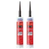 LIQUI MOLY 6146 Liquimate 8100 1K-PUR Karosseriedichtstoff schwarz 2x 300 ml